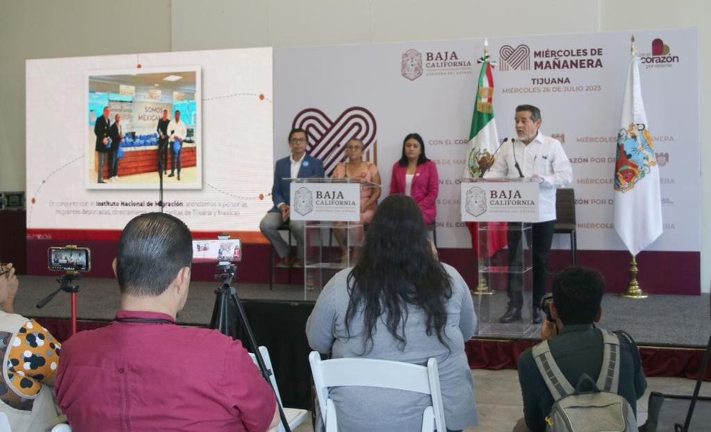 ESTÁ BAJA CALIFORNIA A LA VANGUARDIA EN ATENCIÓN A MIGRANTES: CATALINO ZAVALA