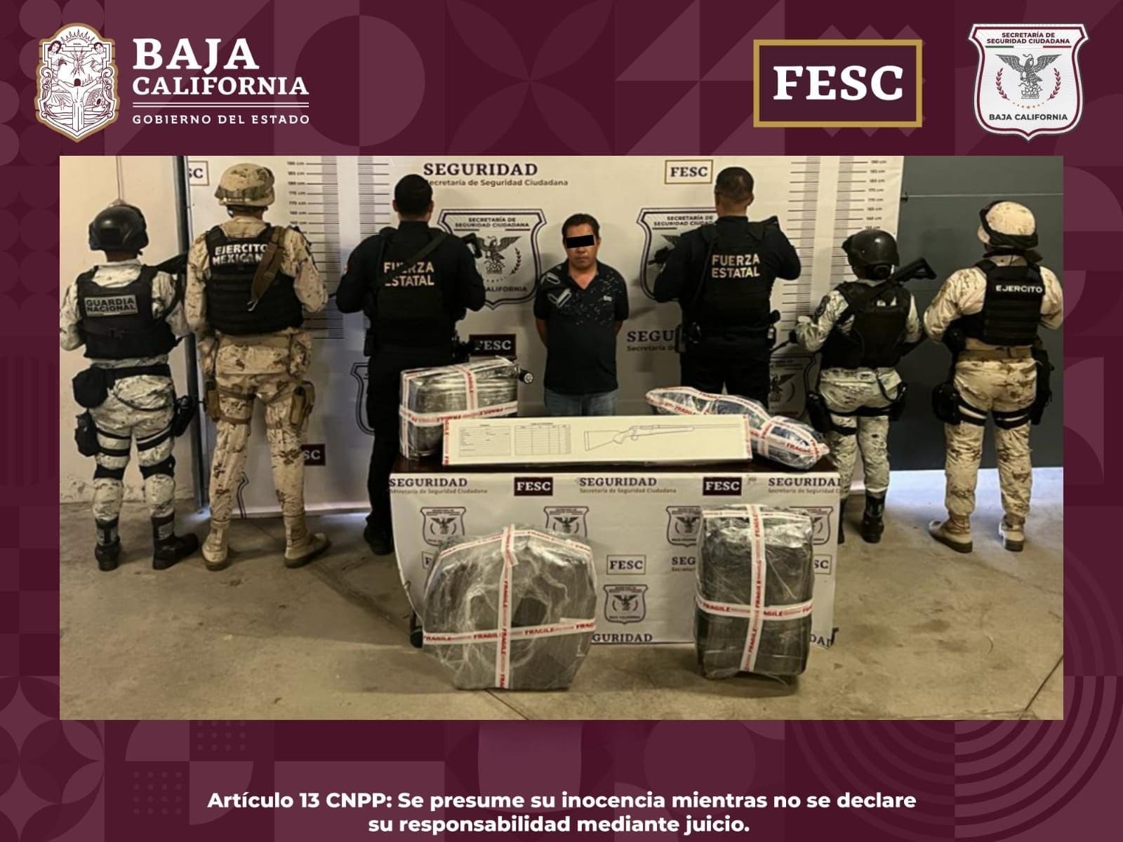 INCAUTAN FUERZA ESTATAL, SEDENA Y GUARDIA NACIONAL 100 KILOGRAMOS DE SUSTANCIAS ILEGALES EN TIJUANA