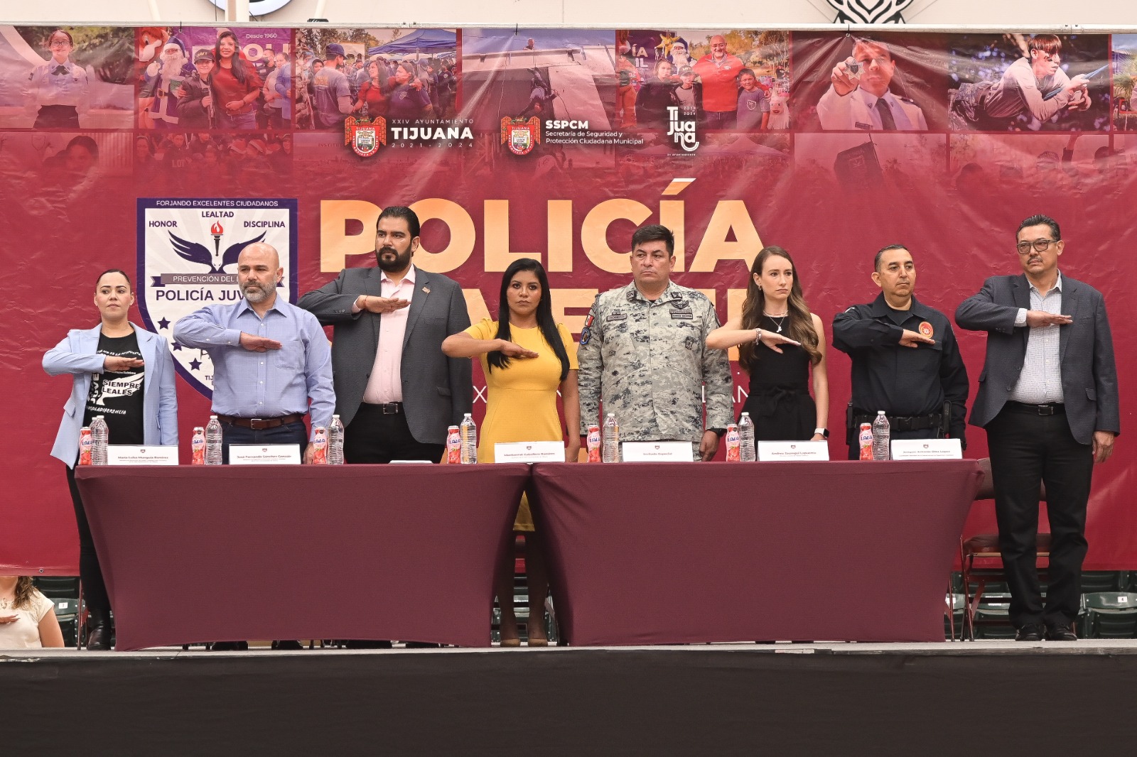 MONTSERRAT CABALLERO FESTEJA CON NIÑEZ TIJUANENSE LOS 63 AÑOS DE LA POLICÍA JUVENIL
