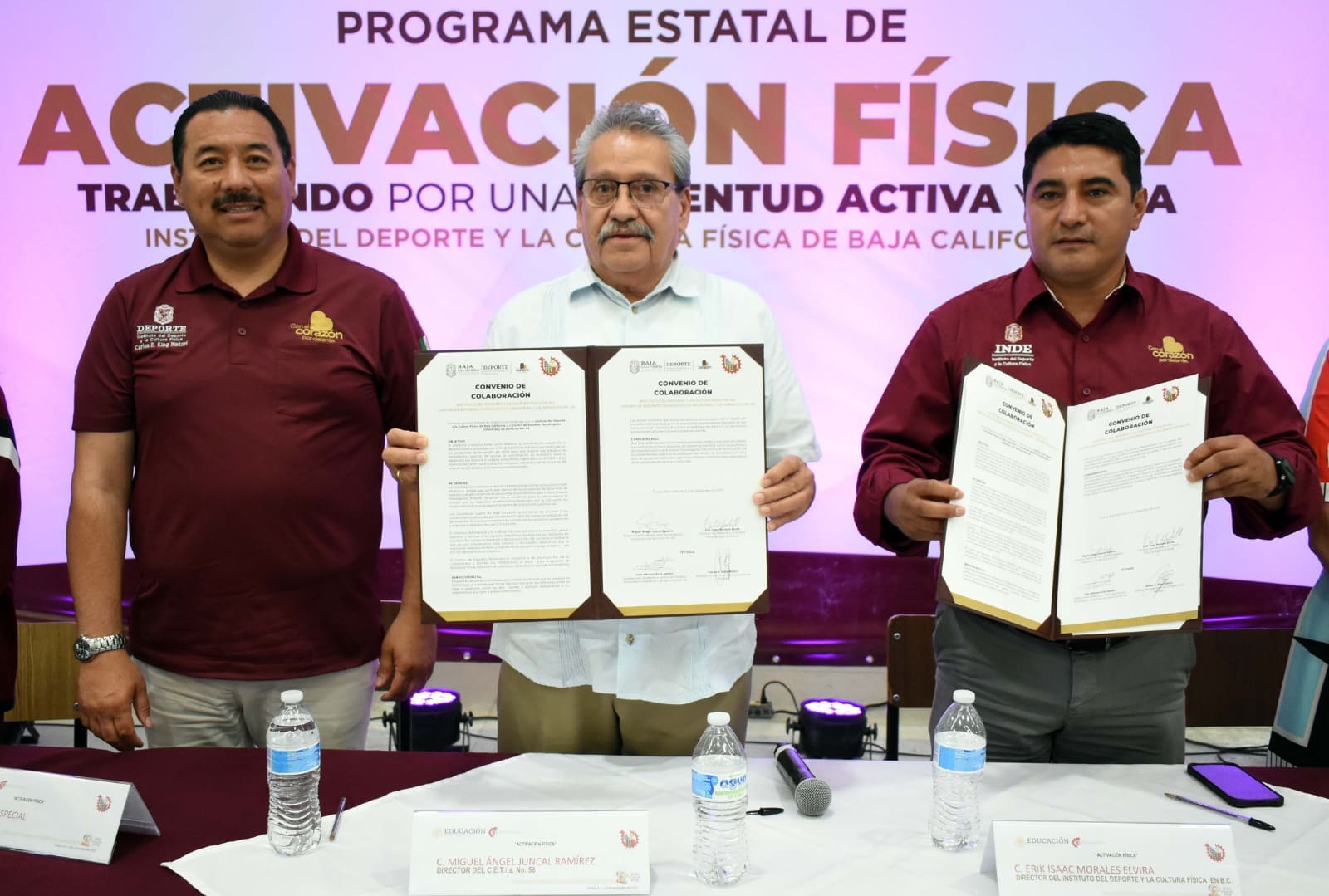 FIRMAN INDEBC Y CETIS 58 IMPORTANTE CONVENIO