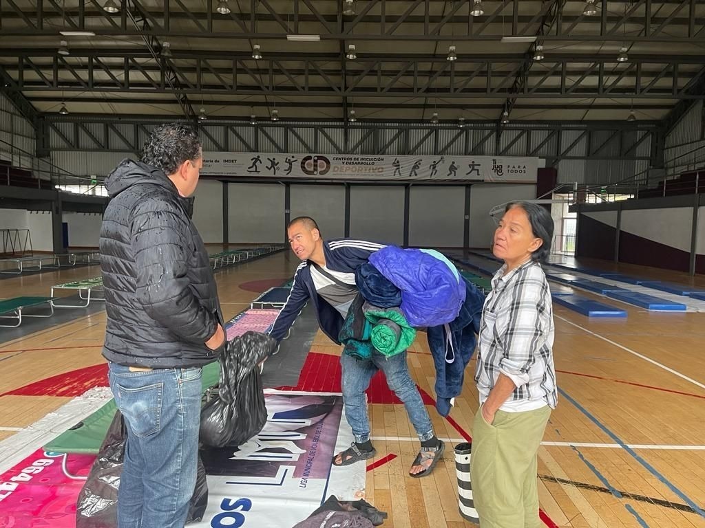 AYUNTAMIENTO DE TIJUANA HABILITA REFUGIOS TEMPORALES