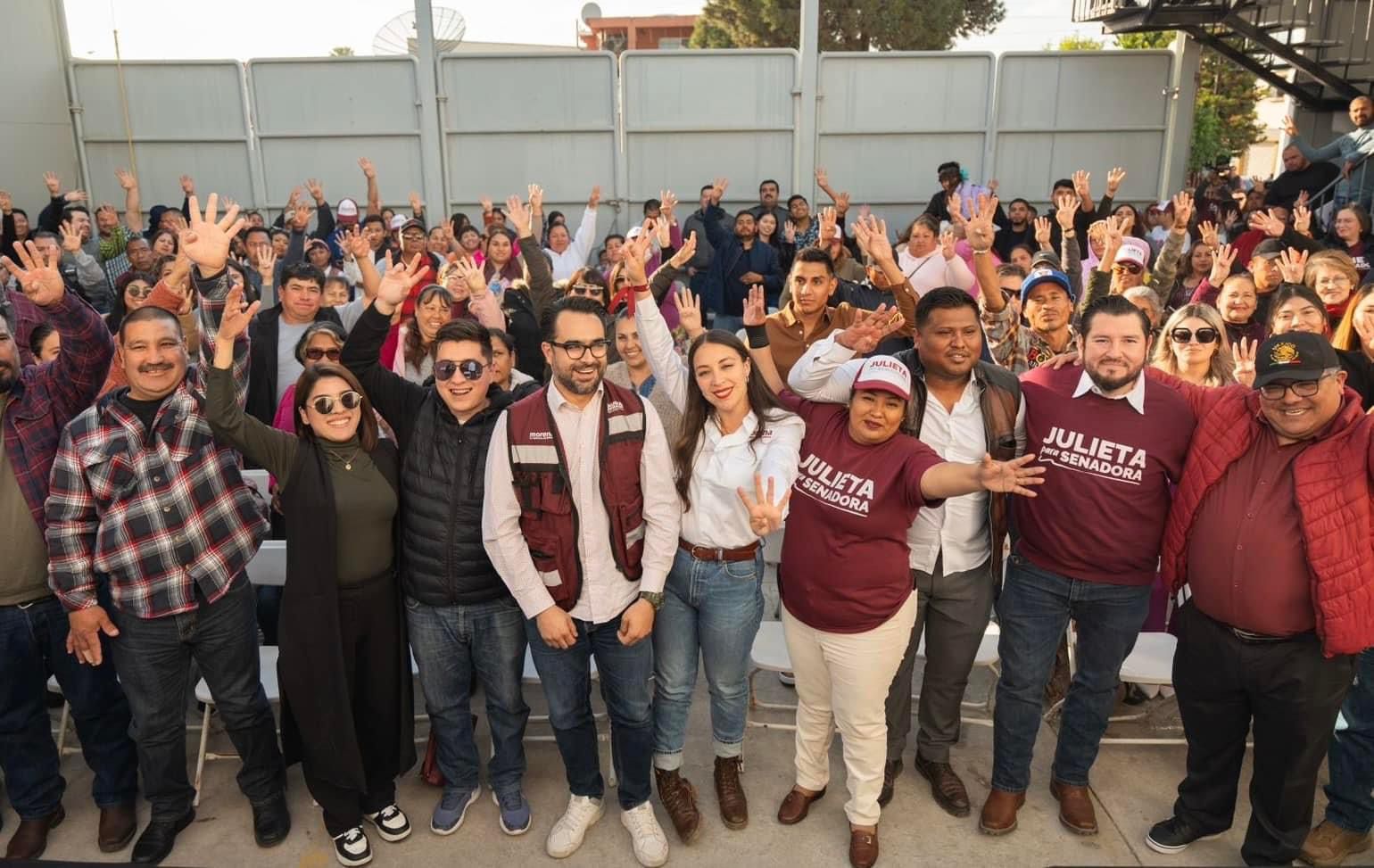 VAMOS A DEFENDER LA VOLUNTAD POPULAR DEL PUEBLO PARA SEGUIR HACIENDO HISTORIA EN BC: JULIETA RAMÍREZ