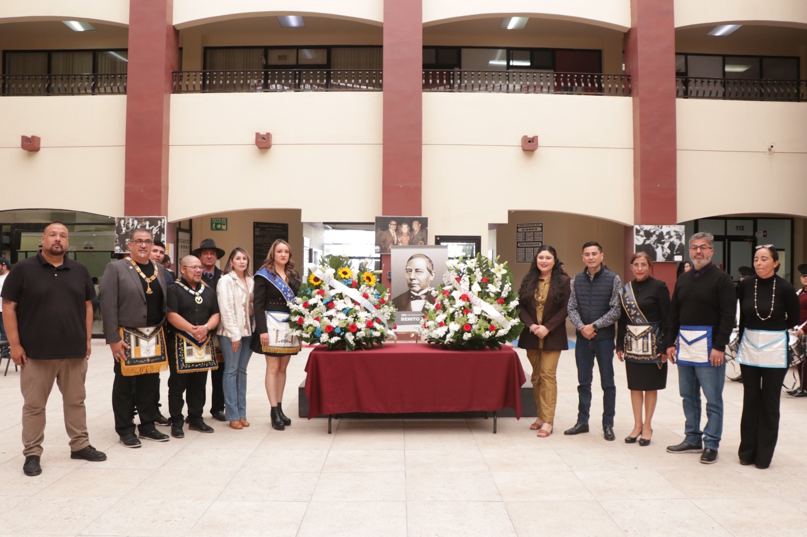 Conmemora Gobierno de Rosarito 218 Aniversario de Benito Juárez
