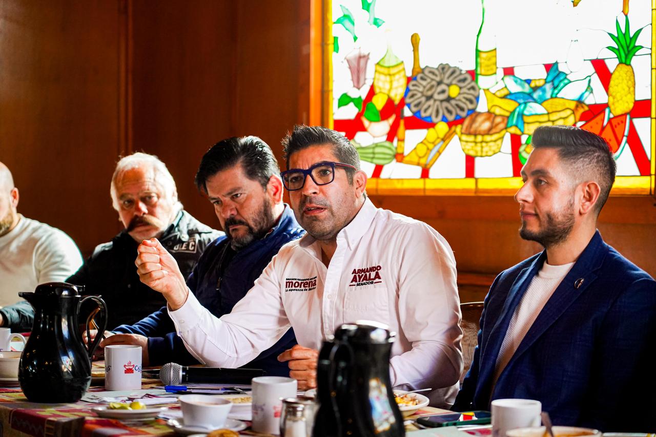 ANTE CANIRAC, ARMANDO AYALA SE COMPROMETE A IMPULSAR LA CONTINUIDAD DE LA ZONA LIBRE DE LA FRONTERA NORTE