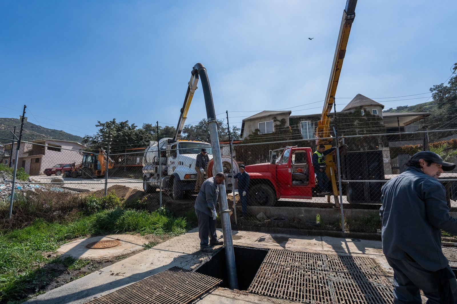 BRINDA CESPTE MANTENIMIENTO OPERATIVO EN CÁRCAMO DE LA COLONIA COLOSIO